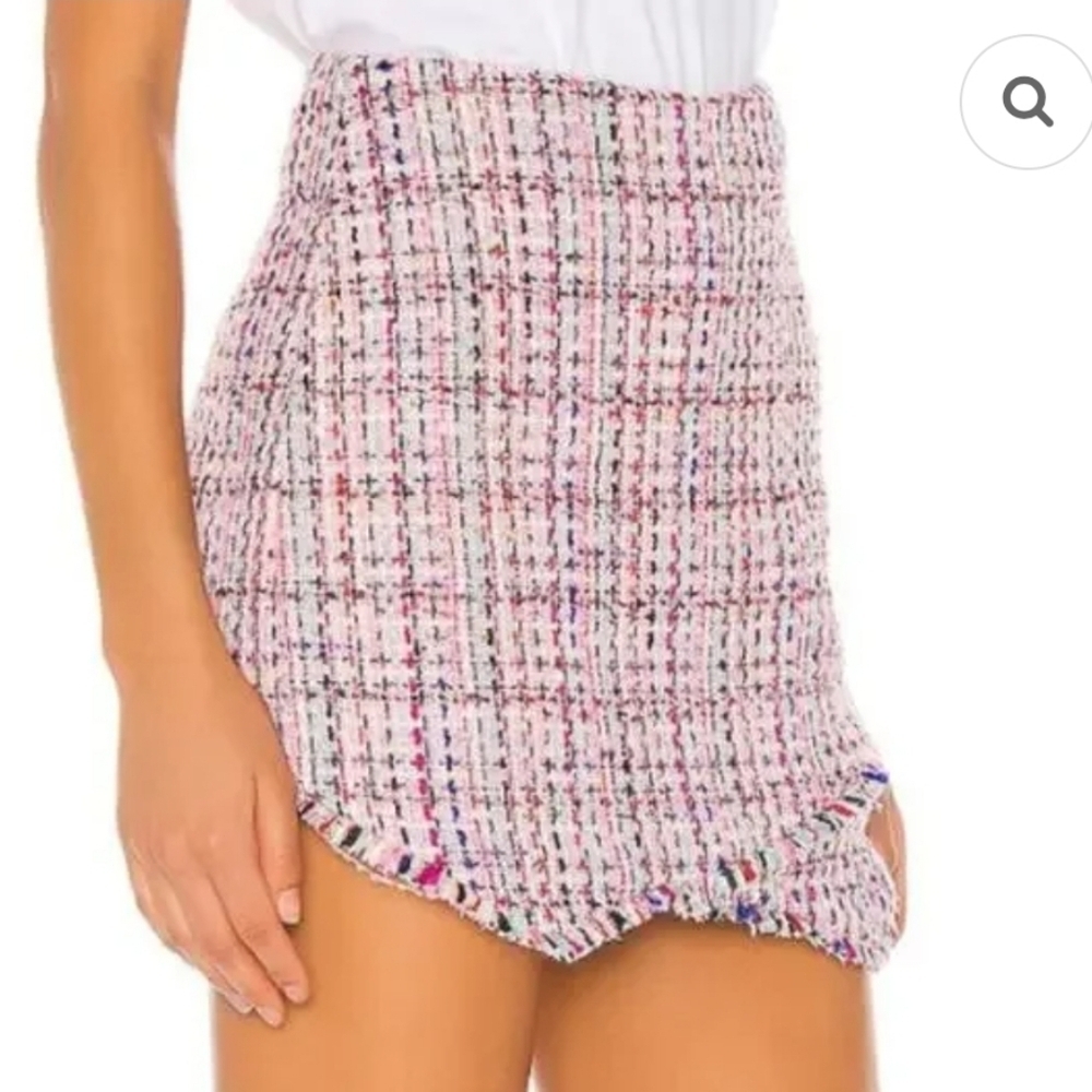 Lovers and Friends Dahlia Skort in Pink Multi Size Extra Small